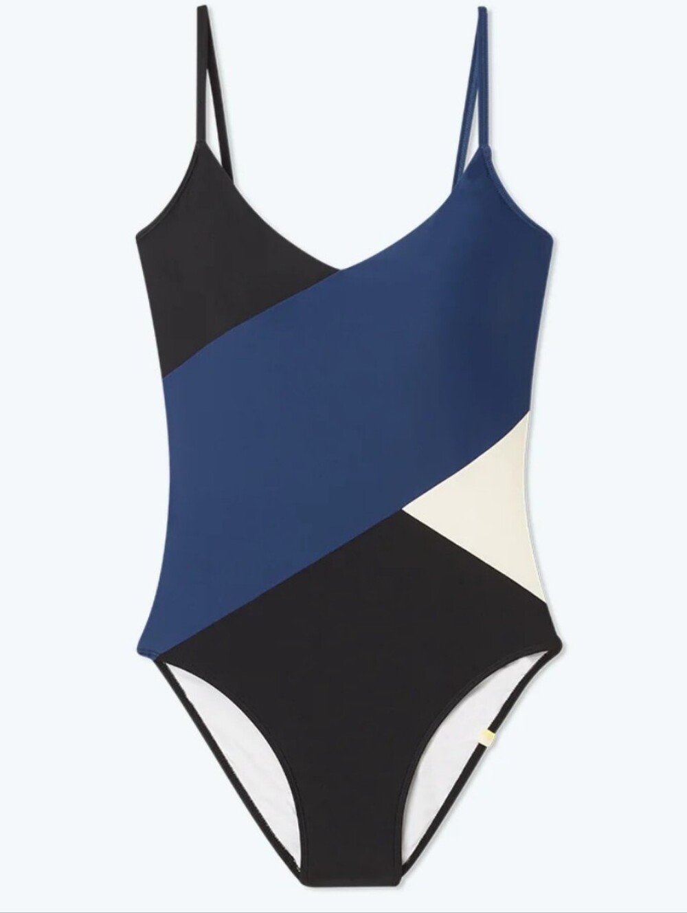 summersalt Marina Navy One-Piece Swimsuit 18LT Long TORSO